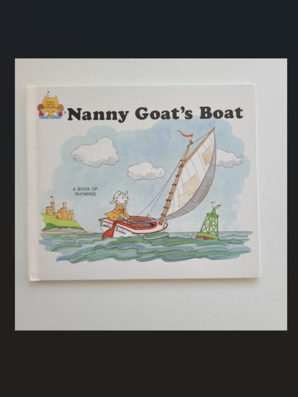 5/$15 Kids Book Moncure Nanny Goat's Boat Rhyming Preschool Early Reading HC